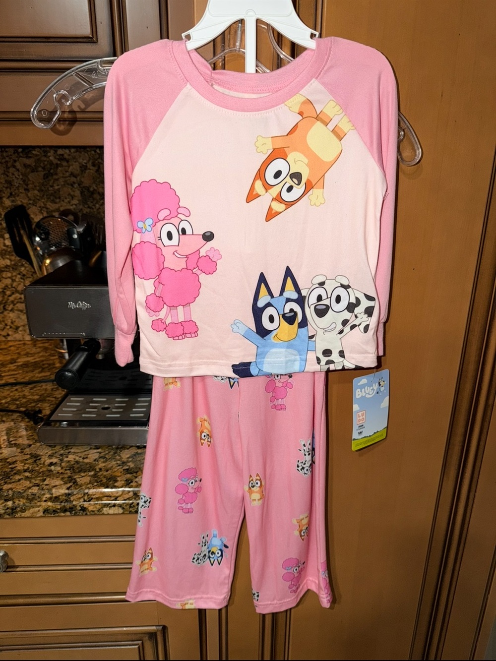 Brand New Bluey Girls' 2-Piece Long Sleeve Pajama
Set Size: 3T
